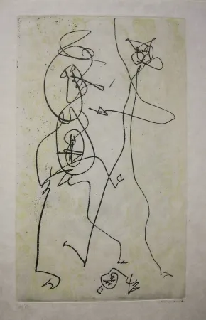 Acquaforte E Acquatinta Ernst - Les Chiens Ont Soif