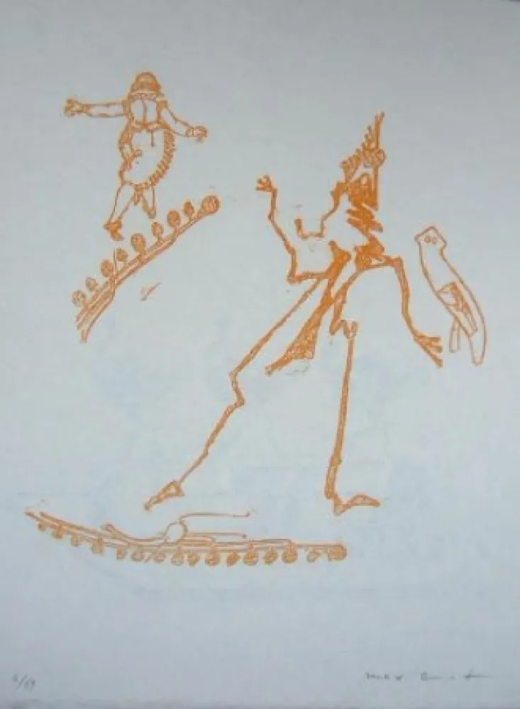 Litografia Ernst - Lewis Carroll's Wunderhorn 15