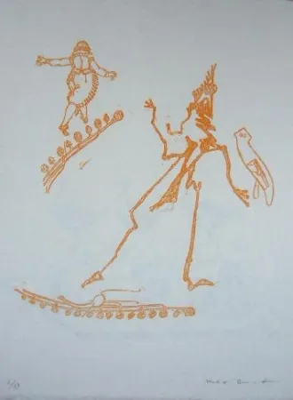 Litografia Ernst - Lewis Carroll's Wunderhorn 15