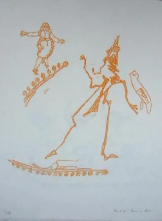 Litografia Ernst - Lewis Carroll's Wunderland 15