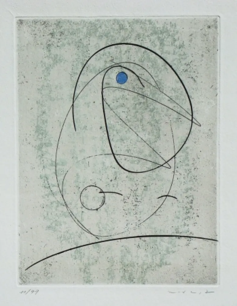 Acquaforte Ernst - L'Oiseau bleu