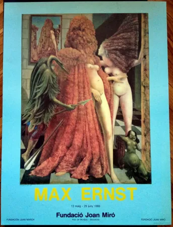 Manifesti Ernst - Max Ernst Fundació Miró 1986