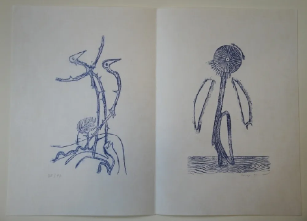 Libro Illustrato Ernst - Max Ernst - Jean Tardieu. 24 Frottagen