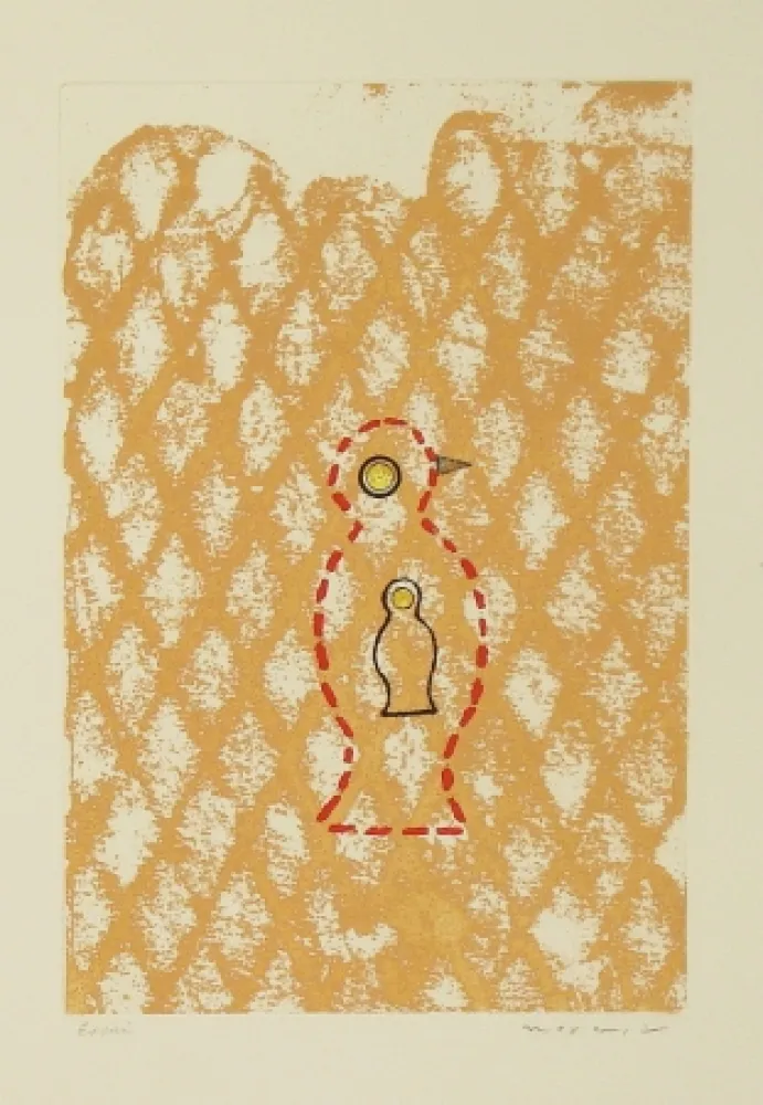 Acquaforte E Acquatinta Ernst - Oiseau