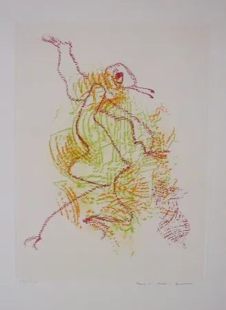 Acquaforte E Acquatinta Ernst - Par dessus les moulins