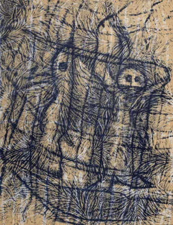 Litografia Ernst - Un Chant d'amour, 1958