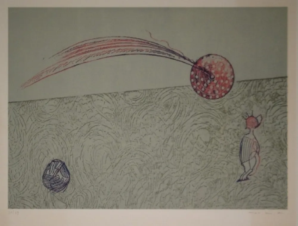 Litografia Ernst - Untitled