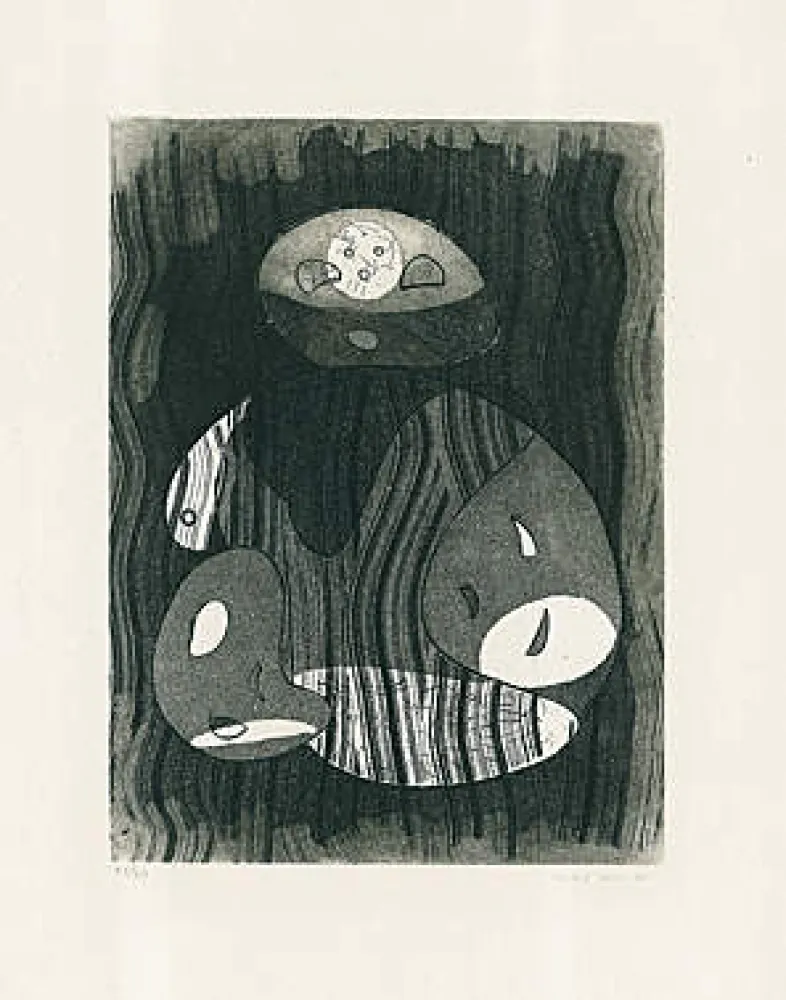 Acquatinta Ernst - Untitled - 
