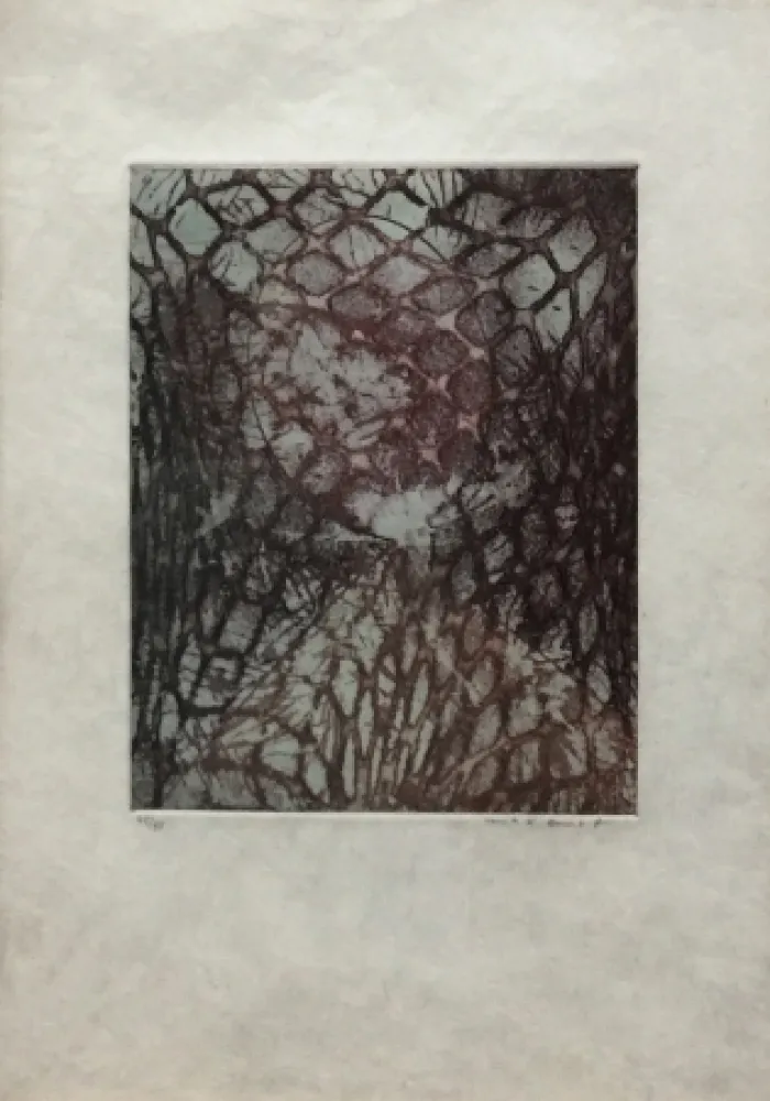 Acquatinta Ernst - ZU: SAMUEL BECKETT