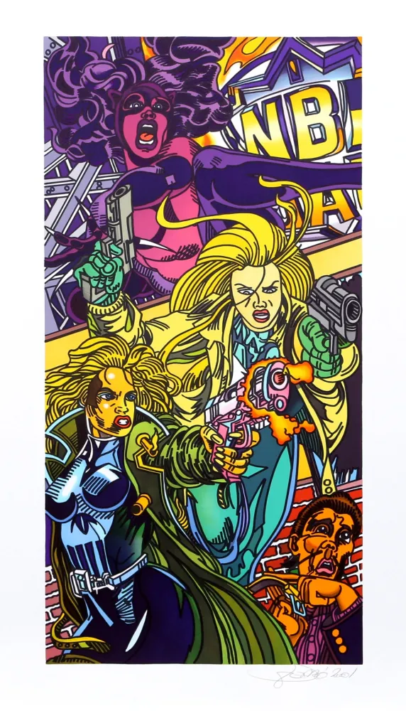 Litografia Erro - Catman