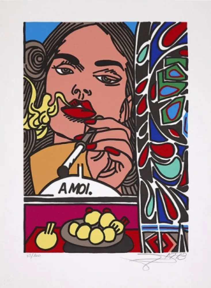 Serigrafia Erro - La femme fatale (à moi)