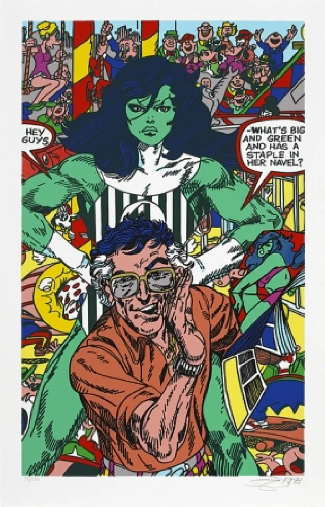 Serigrafia Erro - La femme fatale II