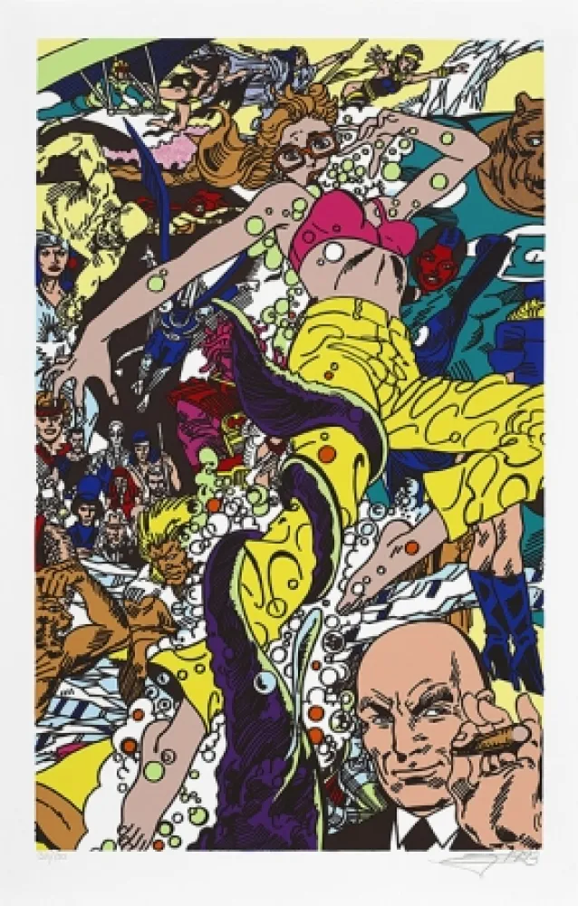 Serigrafia Erro - La femme fatale IV