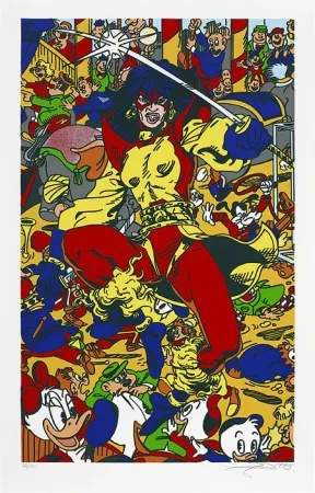 Serigrafia Erro - La femme fatale V