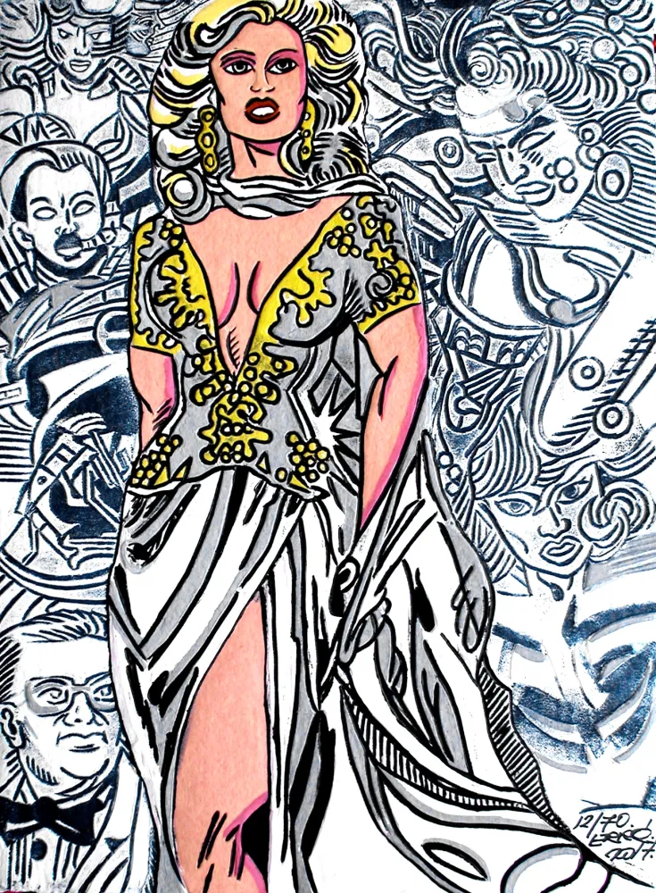 Incisione Erro - LA MARIEE