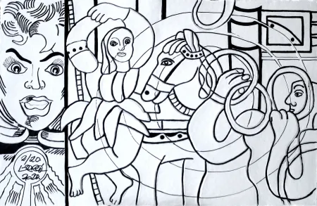 Multiplo Erro - LE CIRQUE (noir et blanc)