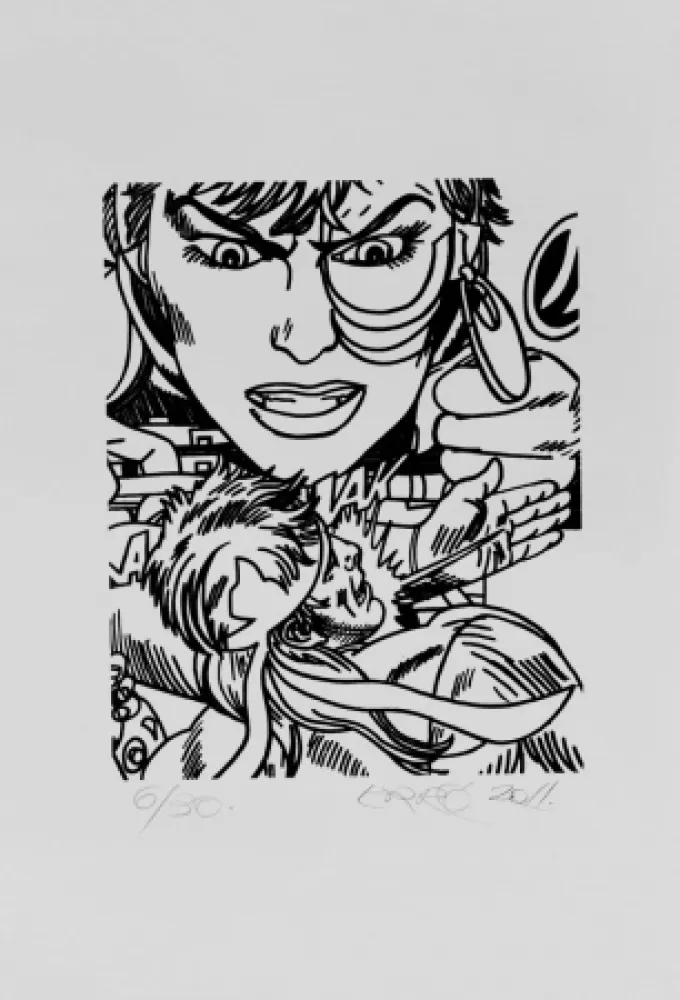 Litografia Erro - Lithographie originale / Original lithograph