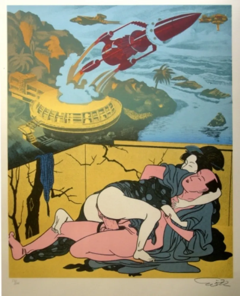 Litografia Erro - Made in japan