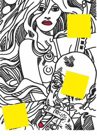 Serigrafia Erro - Nu (Collection Naked)