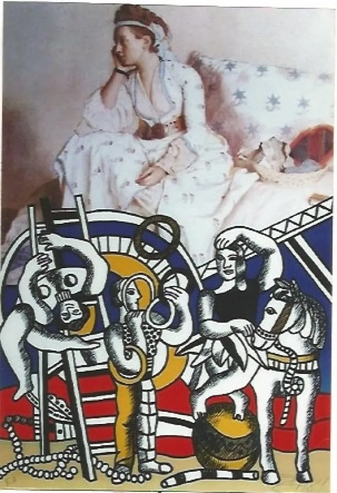 Litografia Erro - Symbiose