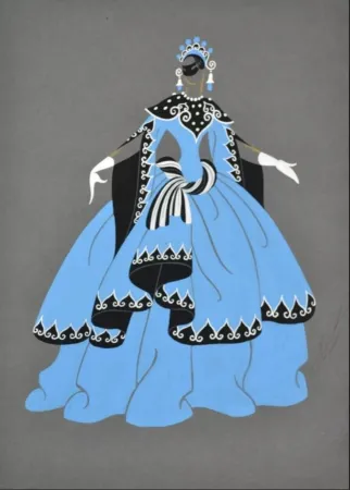 Multiplo Erte - La Traviata, Third Act #1 Woman