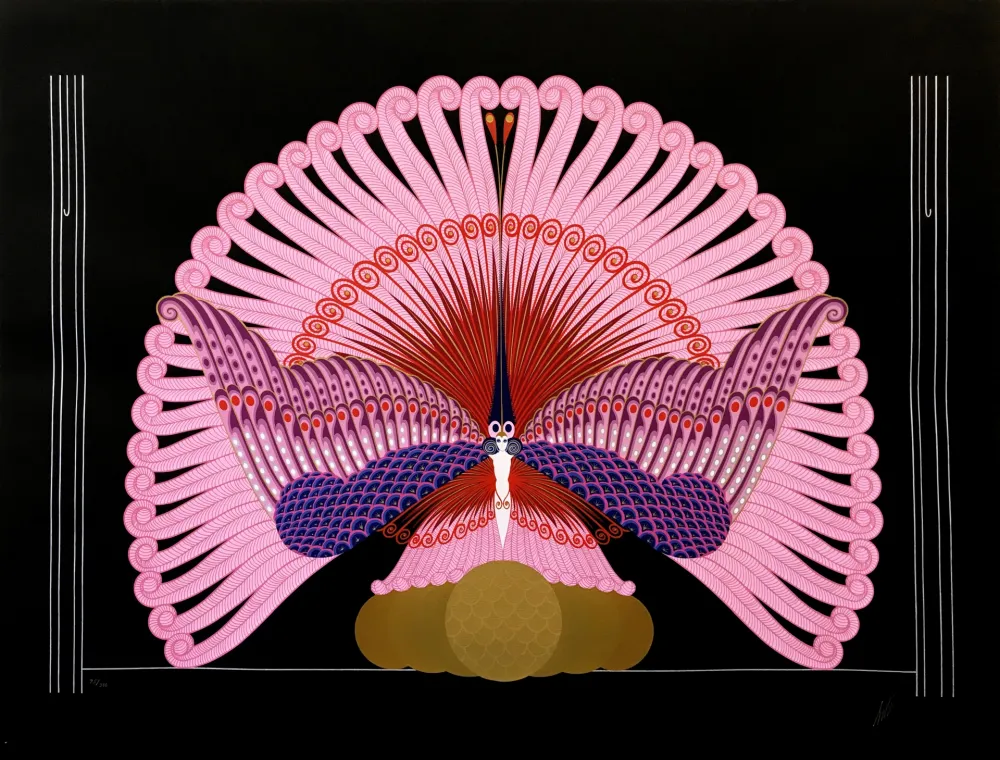 Serigrafia Erte - PHOENIX TRIUMPHANT