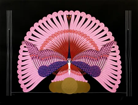 Serigrafia Erte - PHOENIX TRIUMPHANT