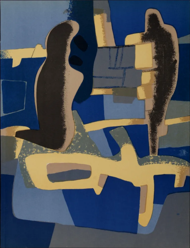 Litografia Esteve - Face à face, 1968