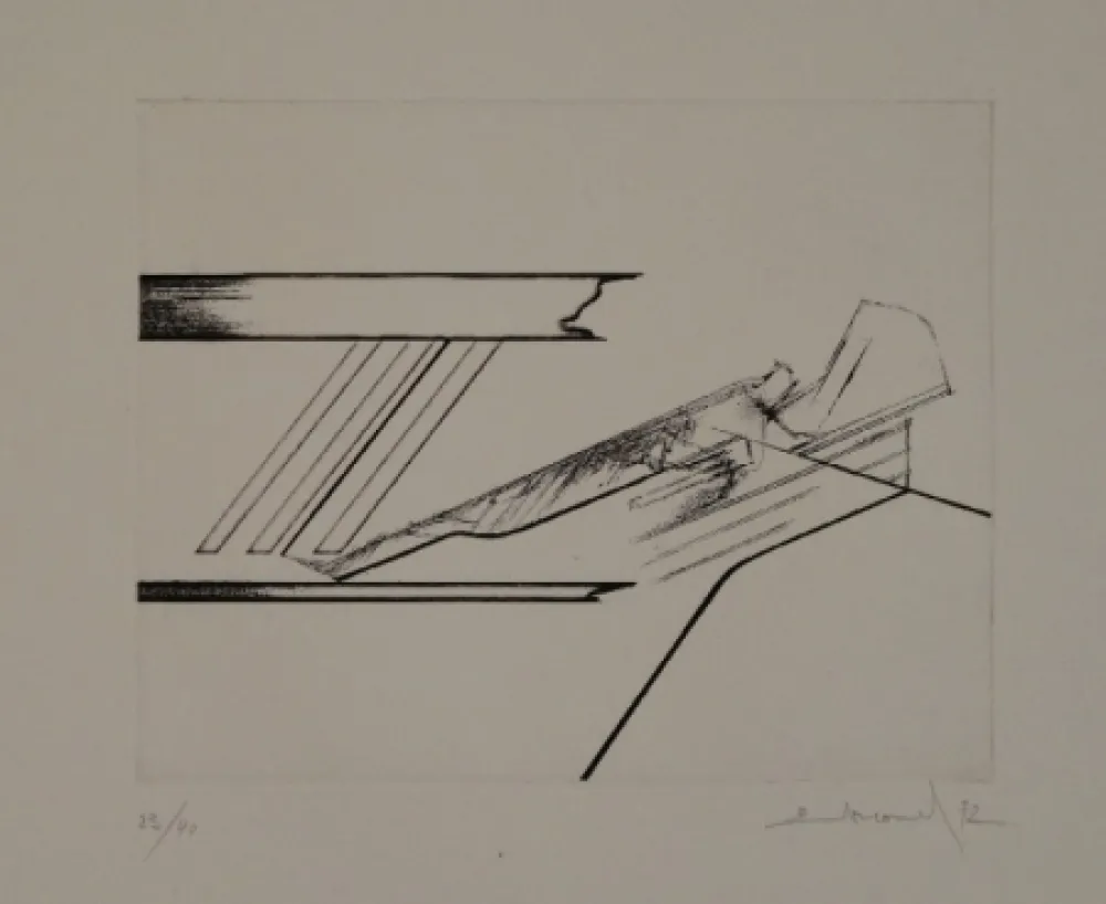 Acquaforte Evrard - 6 gravures originales