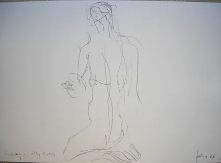 Litografia Fabro - Daccapo, alla cieca