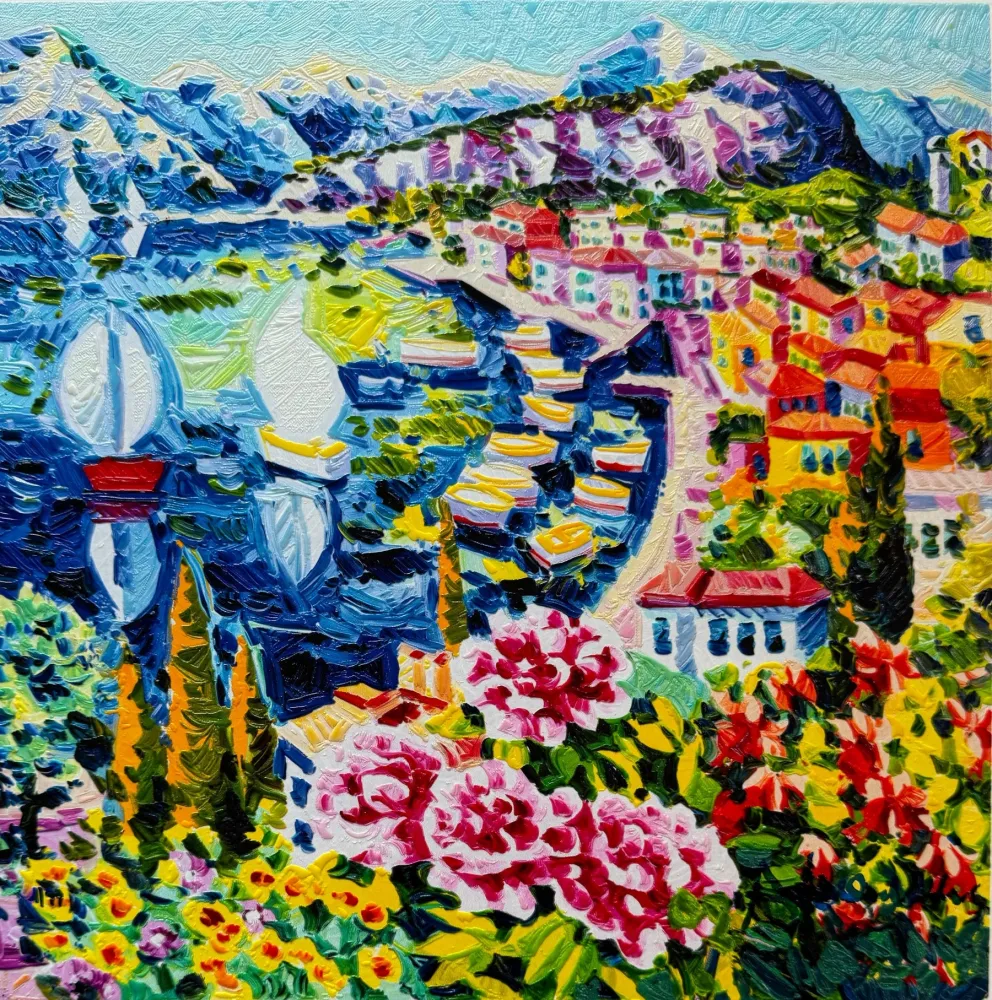 Serigrafia Faccincani - Il vento leggero del lago