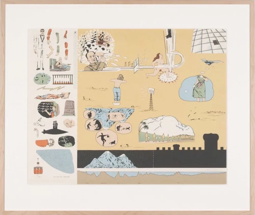 Multiplo Fahlström - Eddie (Sylvie's brother) in the Desert