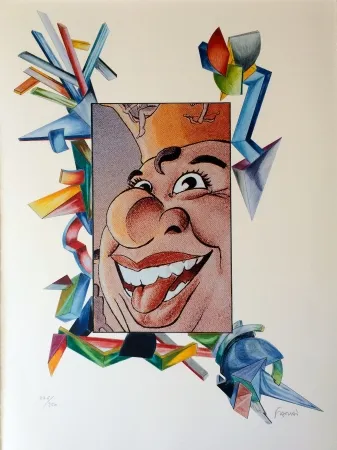 Litografia Fahri - Carnaval de Nice