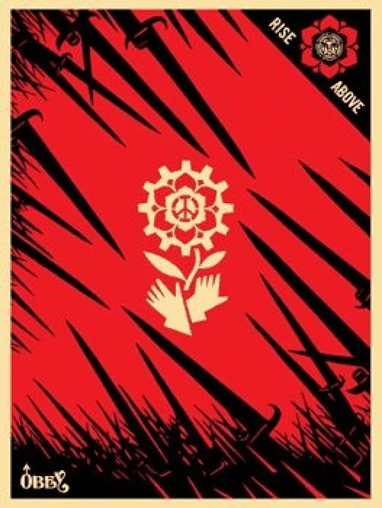 Serigrafia Fairey - Bayonettes