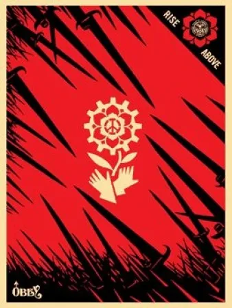 Serigrafia Fairey - Bayonettes