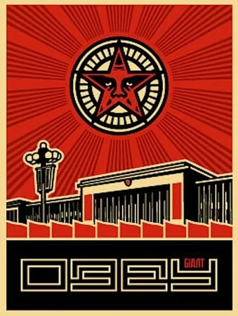 Serigrafia Fairey - Chinese Building