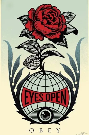 Litografia Fairey - Eyes Open