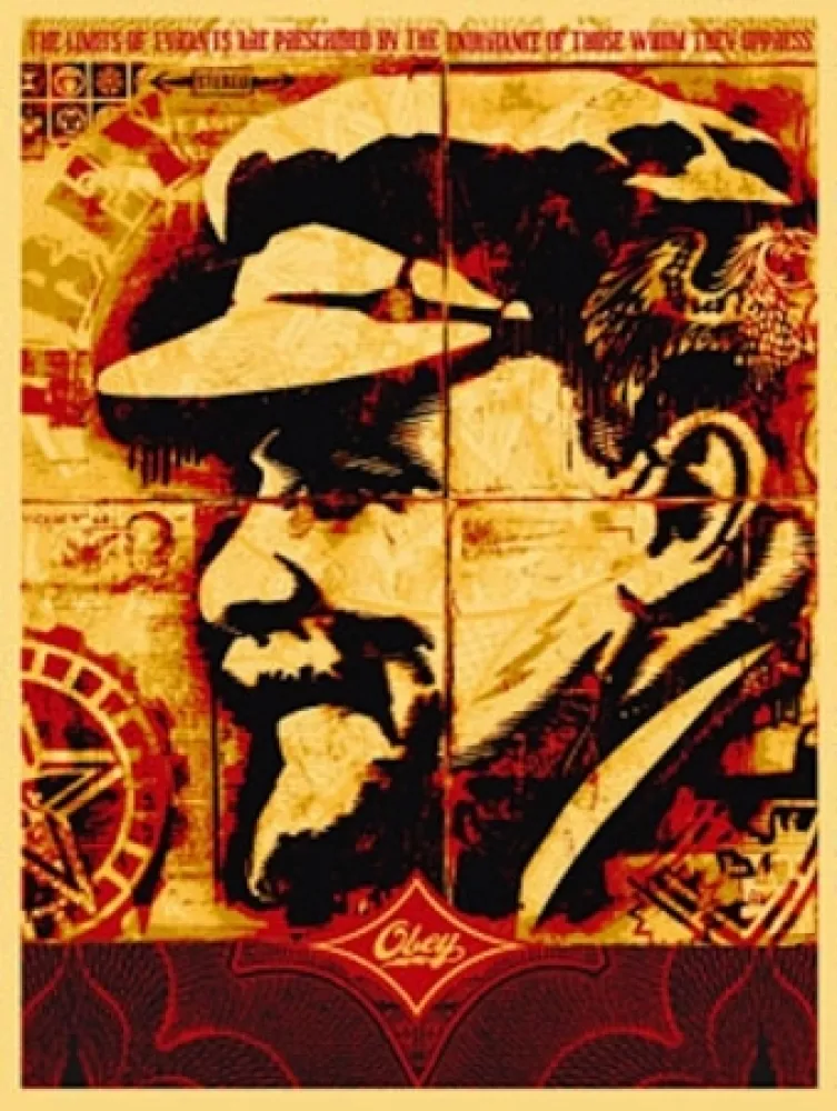 Serigrafia Fairey - Lenin Record