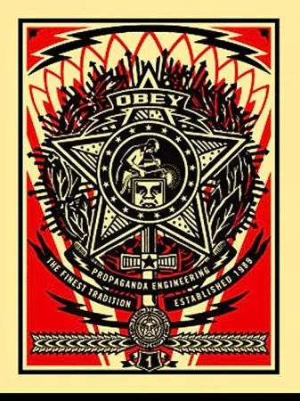 Serigrafia Fairey - Pasadena Welder