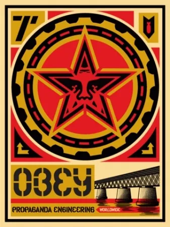 Serigrafia Fairey - Propaganda Engineering, Large Format