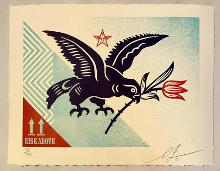 Incisione Fairey - Rise Above Bird