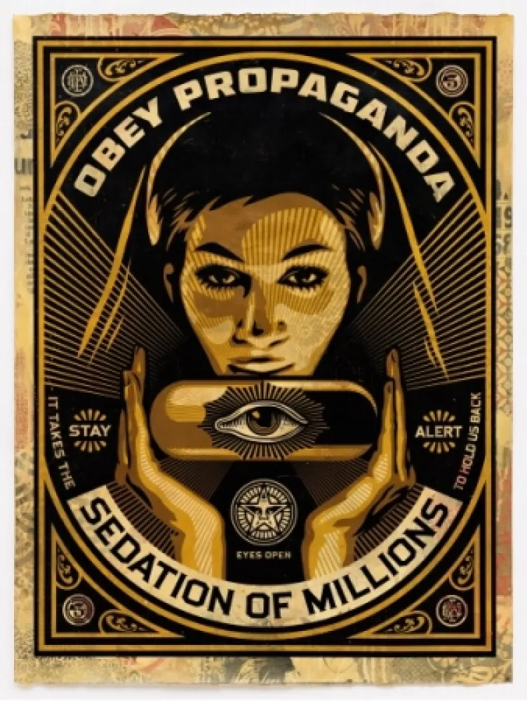 Serigrafia Fairey - Sedation Pill HPM