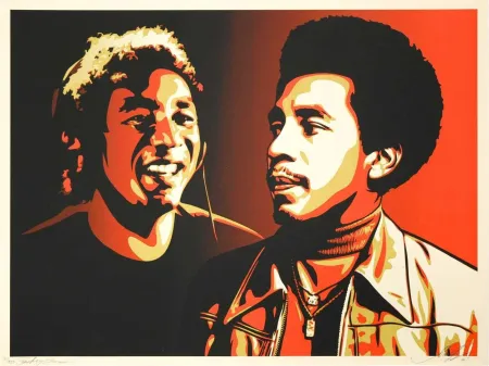 Serigrafia Fairey - Smokey Robinson