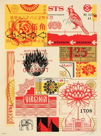 Serigrafia Fairey - Station to Station