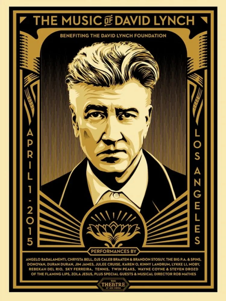 Serigrafia Fairey - The Music of David Lynch
