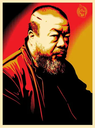 Serigrafia Fairey - Tribute to Ai Weiwei