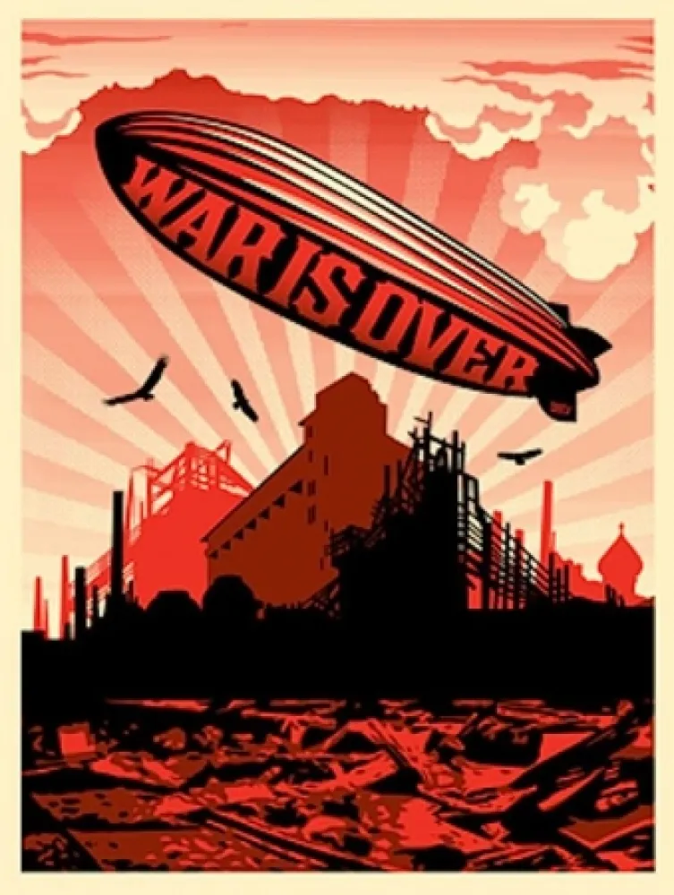 Serigrafia Fairey - War Is Over