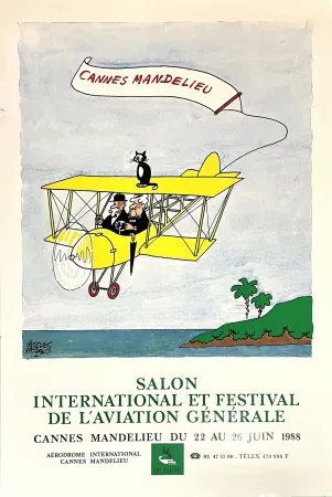 Manifesti Faizant - Salon International et Festival de l'Aviation Générale