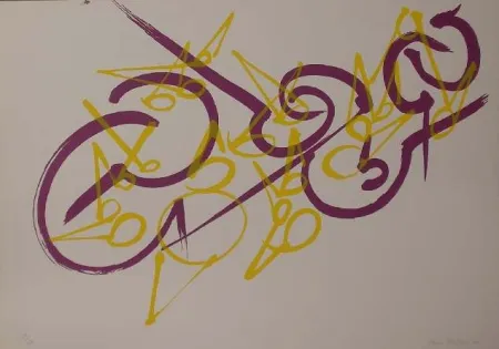 Litografia Falkenstein - UNTITLED