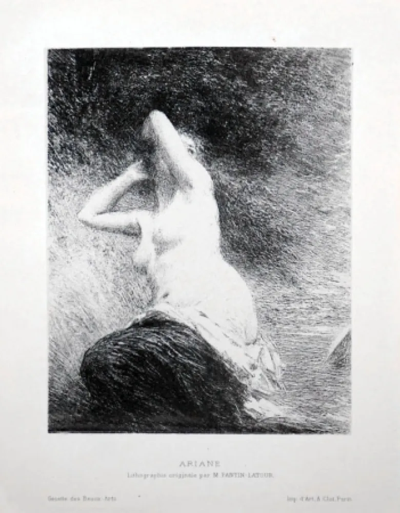 Litografia Fantin-Latour - Ariane